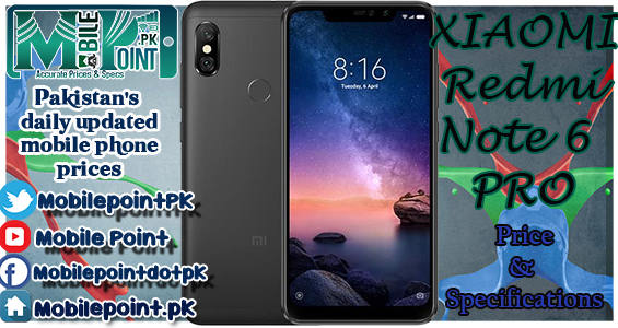 Xiaomi Redmi Note 6 Pro Price In Pakistan Mobile Point Latest Mobile Prices In Pakistan