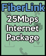 FiberLink 25Mbps Package