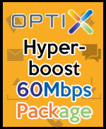 Optix HyperBoost 60Mbps Package