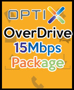 Optix OverDrive 15Mbps Package