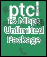 PTCL 15Mbps Unlimited Package