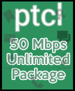 PTCL 50Mbps Unlimited Package