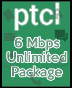 PTCL 6 Mbps Unlimited Package