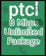 PTCL 8 Mbps Unlimited Package