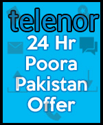 Telenor 24 Hr Poora Pakistan Offer