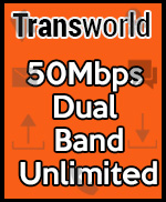 Transworld 50Mbps Dual Band Unlimited