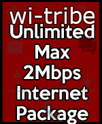 Witribe UNLIMITED MAX 2Mbps Package