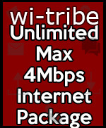 Witribe UNLIMITED MAX 4Mbps Package