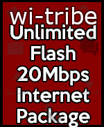Witribe Unlimited Flash 20Mbps Package