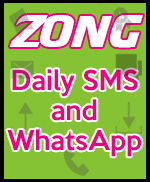 Zong Daily SMS and WhatsApp Bundle